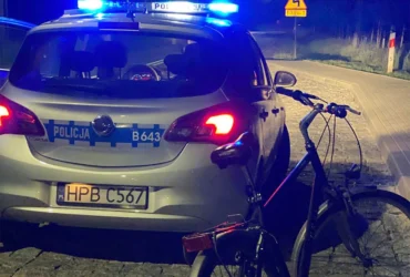 policja pijany rower