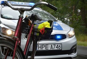 pijany rower policja